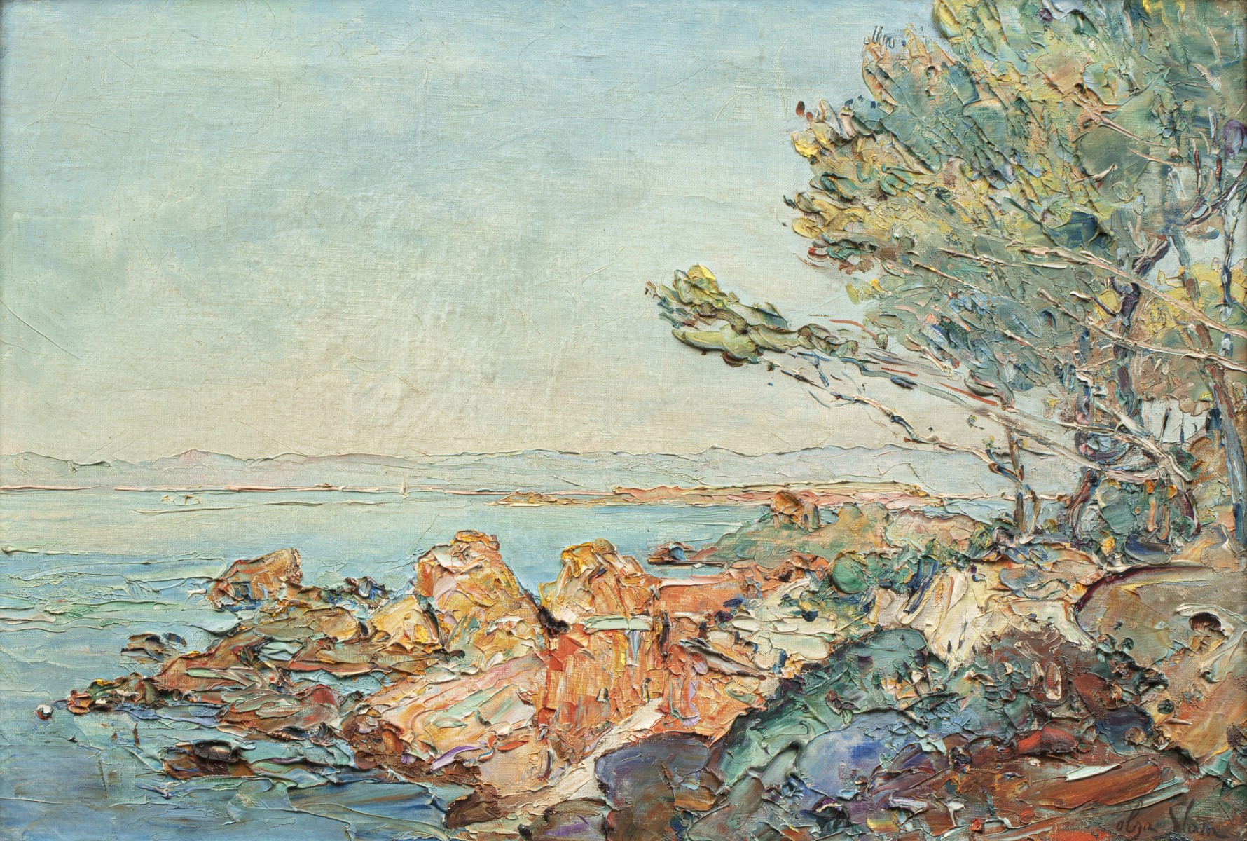 Paysage côtier près de Saint-Raphaël